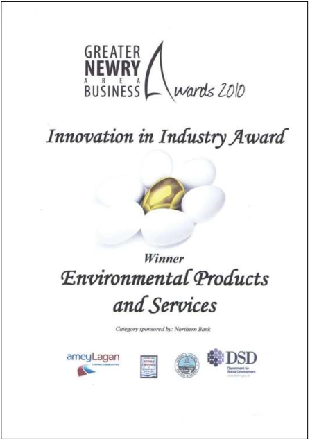 2010 - Innovation in Industry Award - Belfast - Northern Ireland