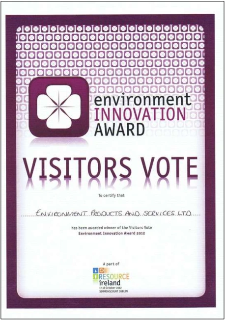 2012 - Environmental Innovation Visitors Vote - Dublin - Ireland