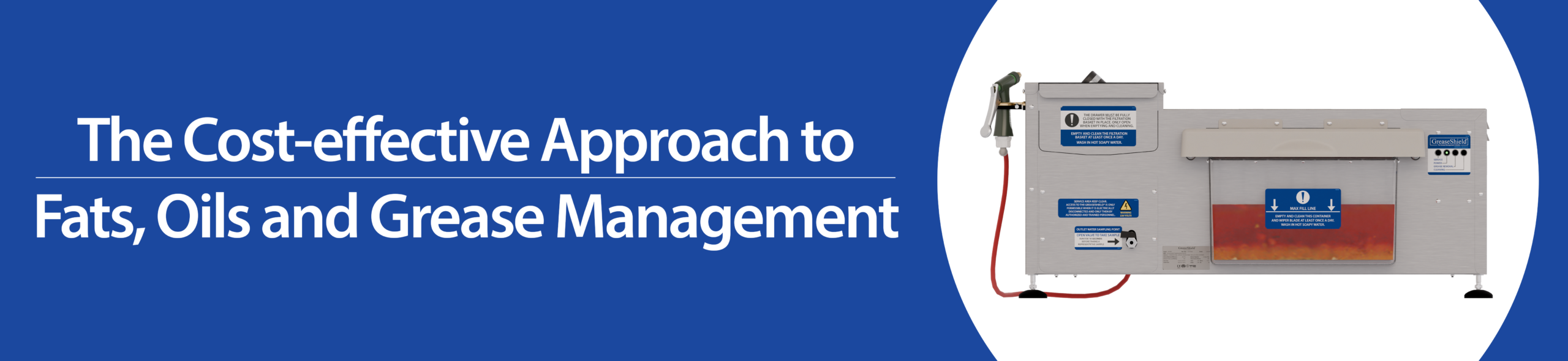 Efficient and cost-effective approach to fats, oils and grease management